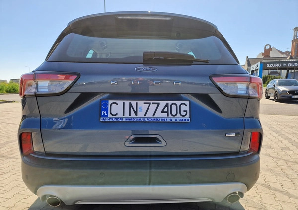 Ford Kuga cena 87900 przebieg: 156650, rok produkcji 2020 z Inowrocław małe 781